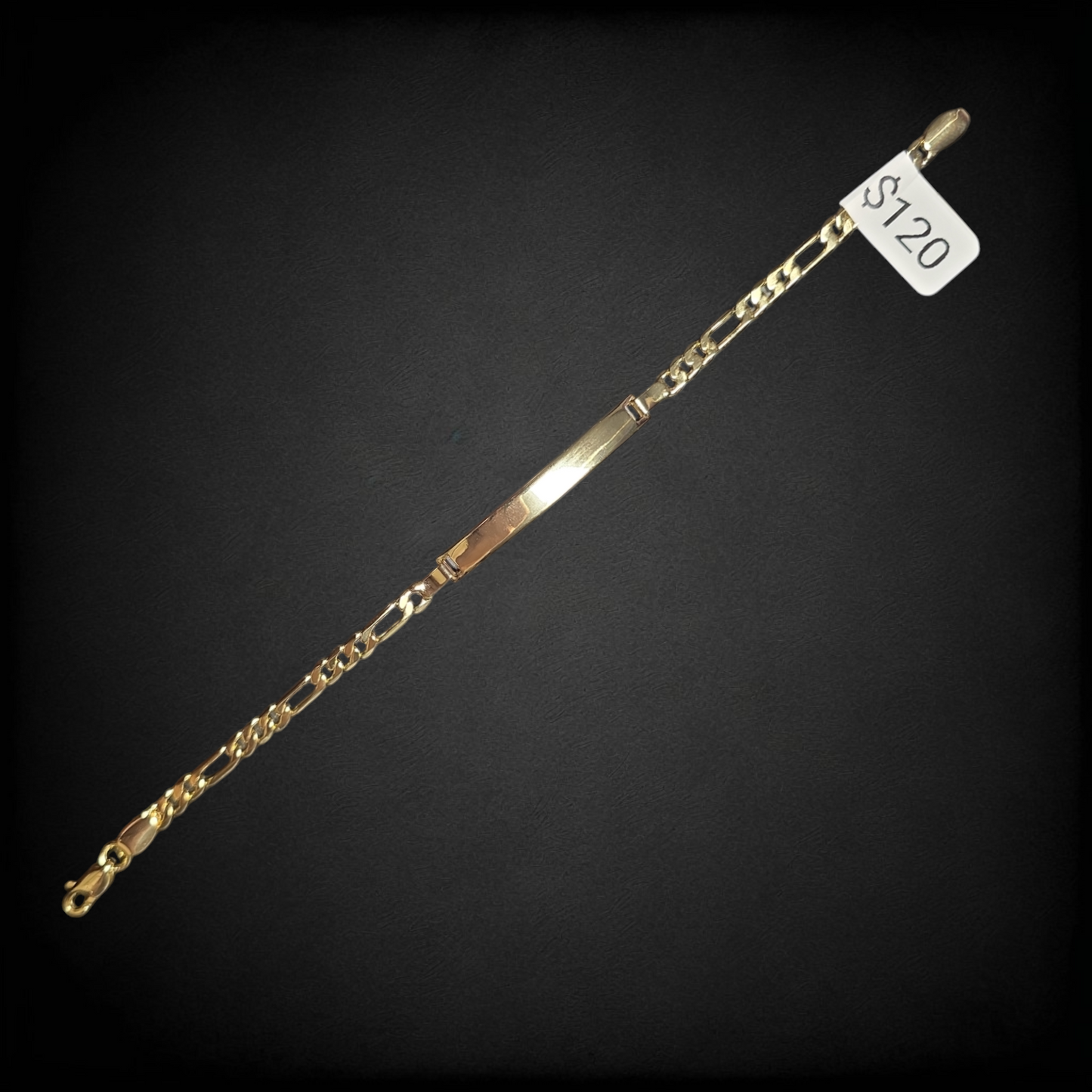 Esclava Oro Laminado para Grabado de Nombre