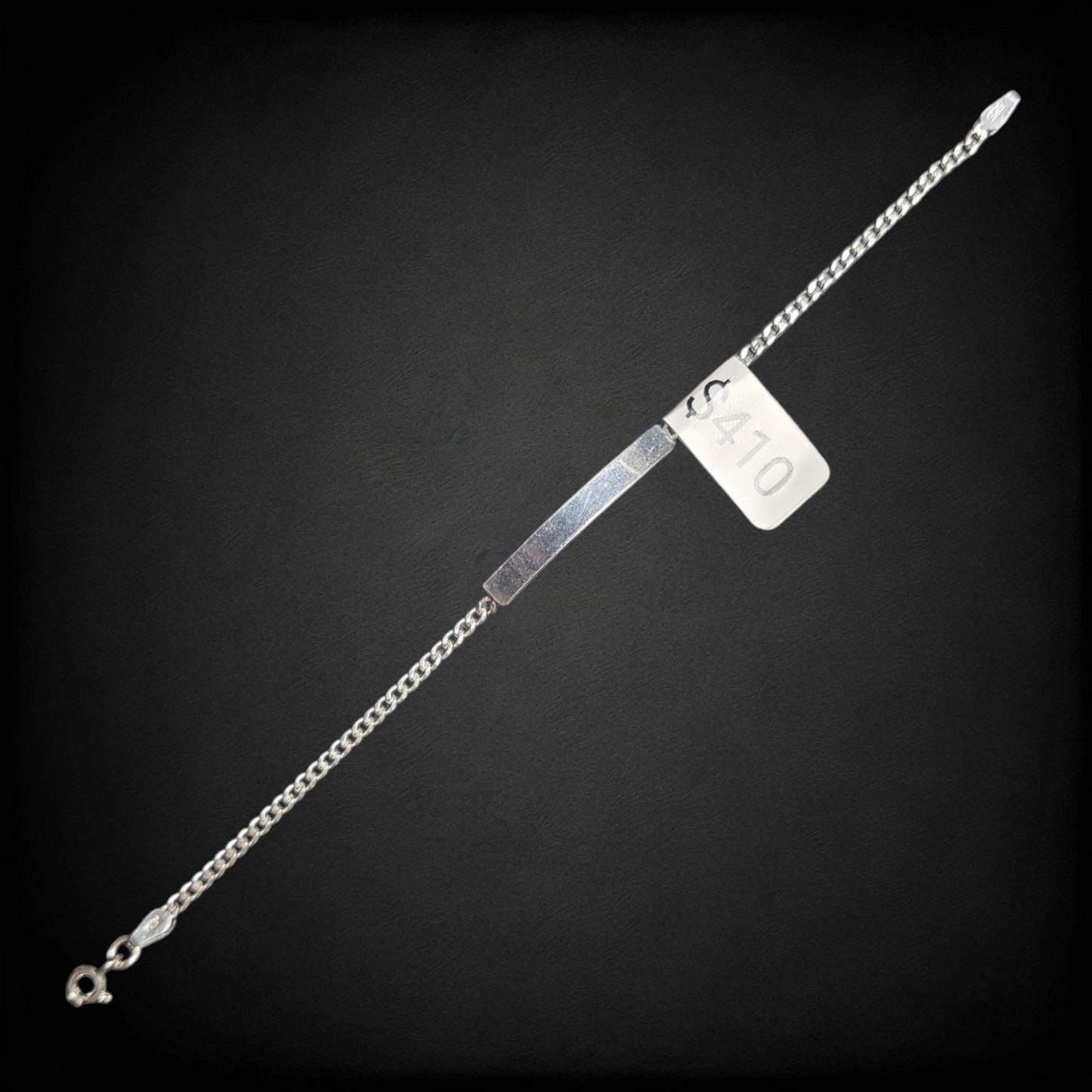 Pulsera Esclava de Plata .925 Delgada – Pulsera para Grabado