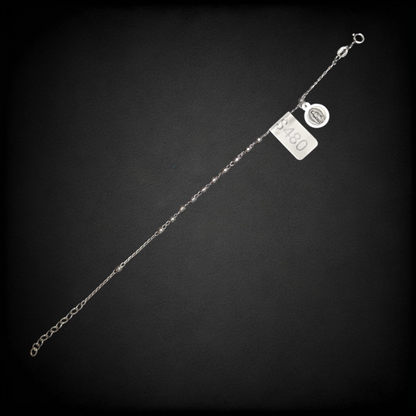 Pulsera Plata Ley .925 con Dije Virgen de Guadalupe – Diseño Elegante