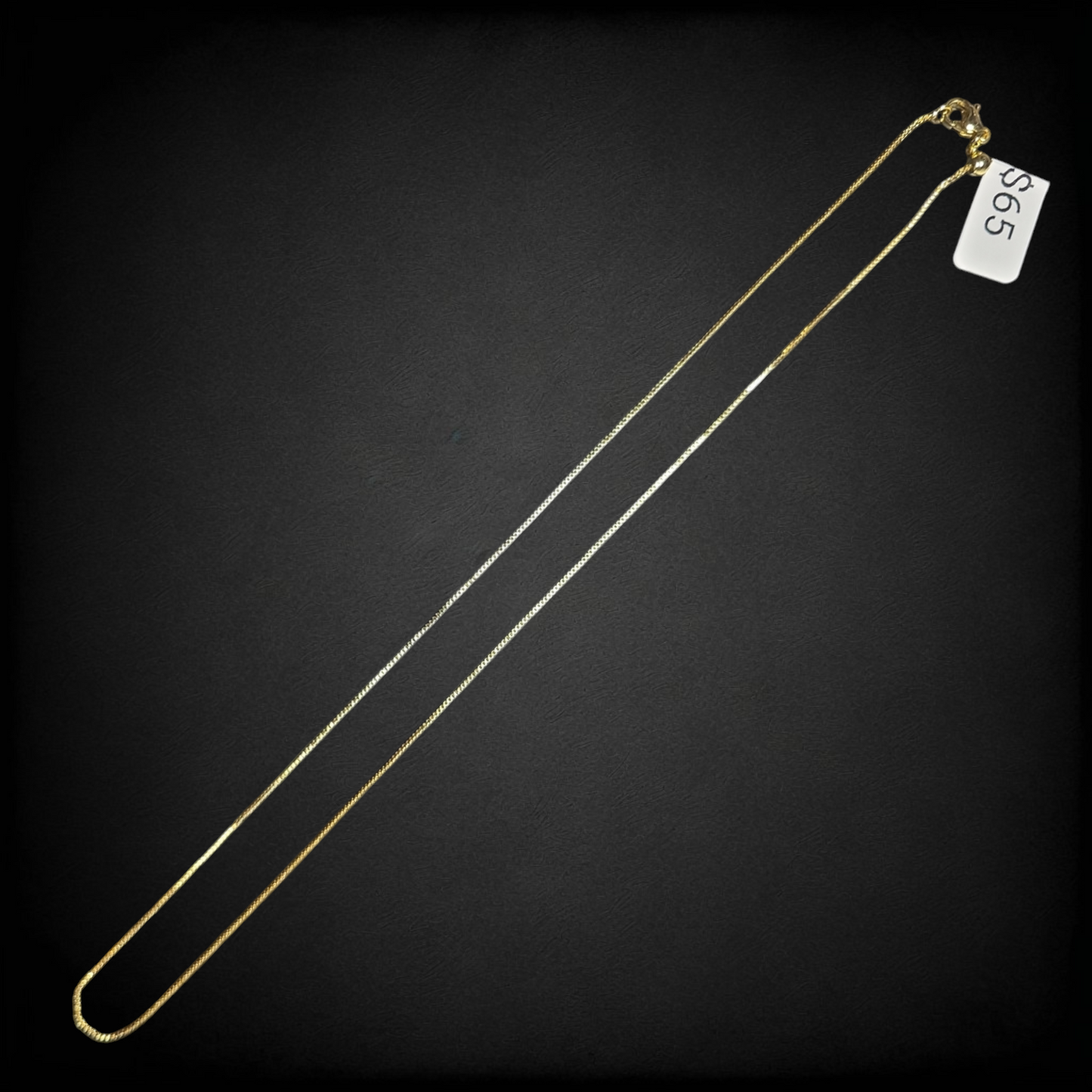 Collar Oro Laminado Cadena Tipo Snake