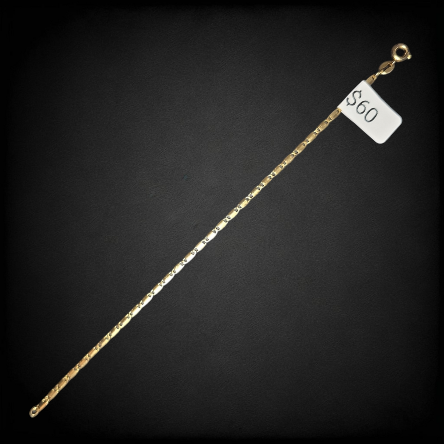 Pulsera Oro Laminado Cadena Tipo Veneciana