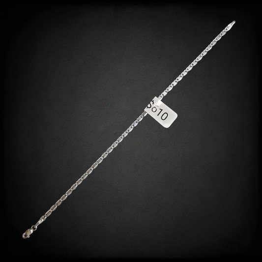 Pulsera de Plata Ley .925 Tipo Cartier – Diseño Clásico