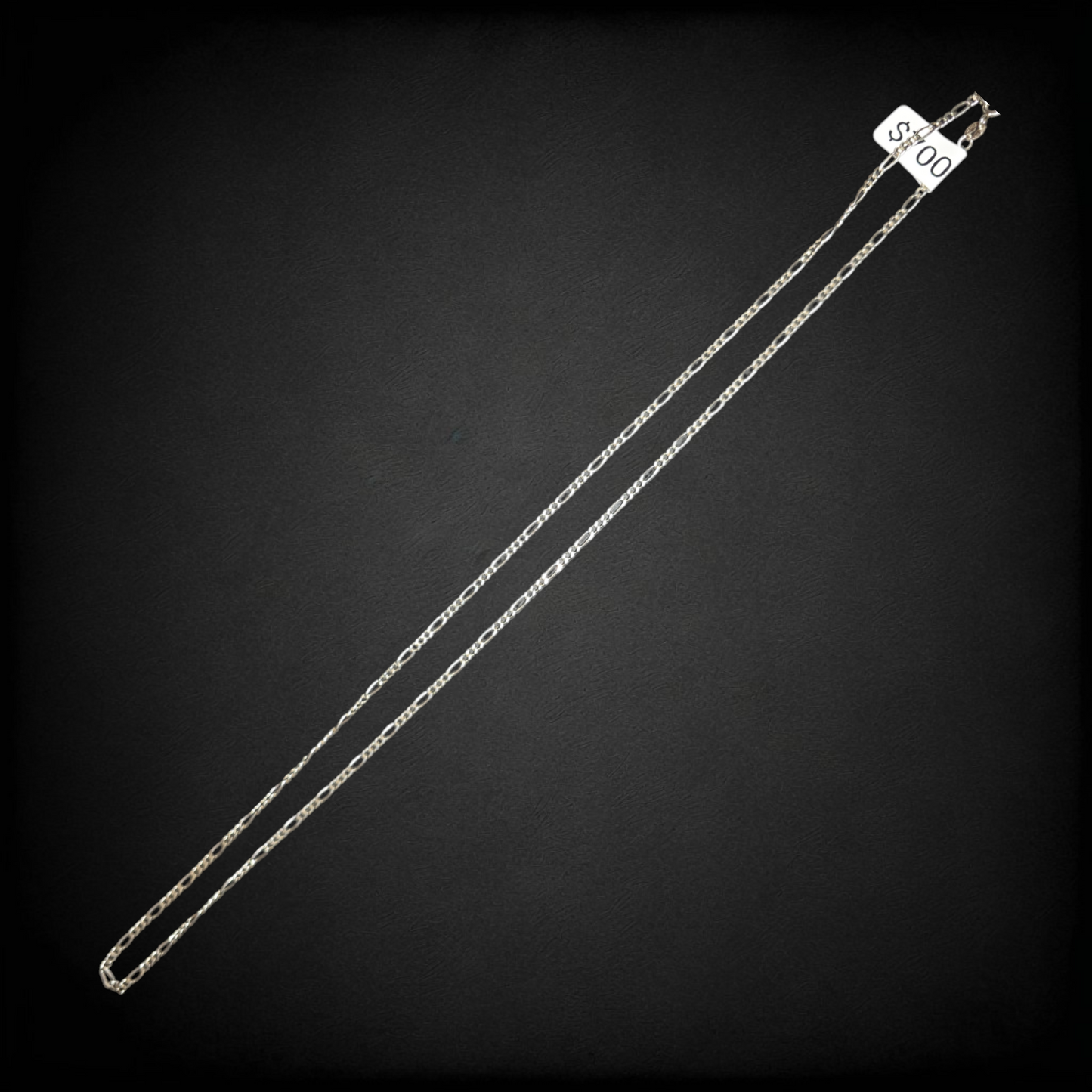 Cadena de Plata Ley .925 Tipo Figaro – Diseño Clásico Unisex