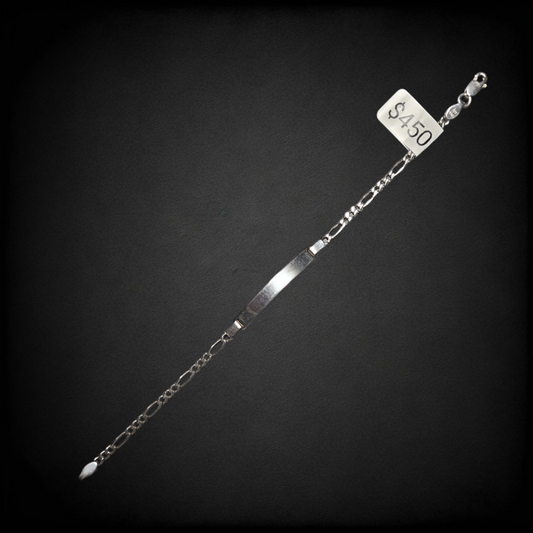 Pulsera Esclava de Plata .925 para Adulto – Pulsera de Identificación Elegante Unisex