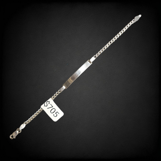 Pulsera Esclava de Plata Ley .925 Tipo Cubana – Diseño Clásico Unisex