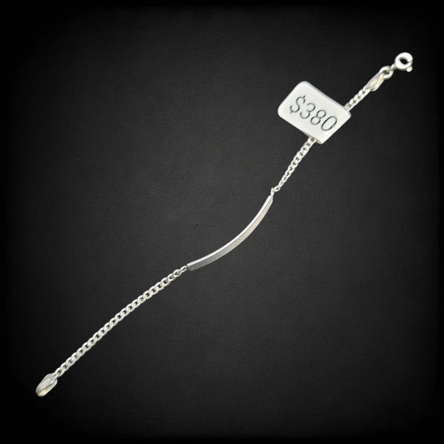 Pulsera Esclava de Plata .925 Tipo Figaro – Pulsera de Identificación Unisex